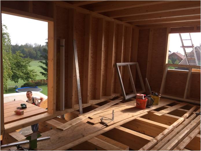 BAU.DE / BAU-Forum: 1. Bild zu Frage "Wandaufbau Holzriegelbau" im BAU-Forum "Außenwände und Fassaden"
