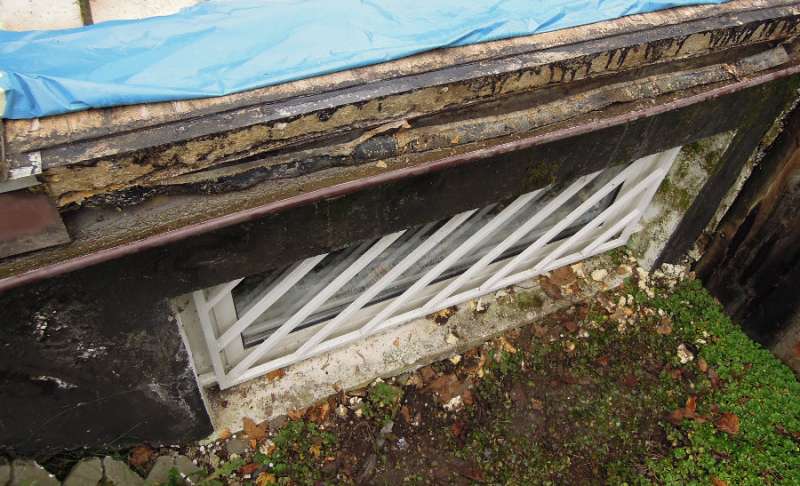 Bild zum BAU-Forumsbeitrag: Oberflächenwasser von Terrasse dringt in Kellerwand ein im Forum Keller