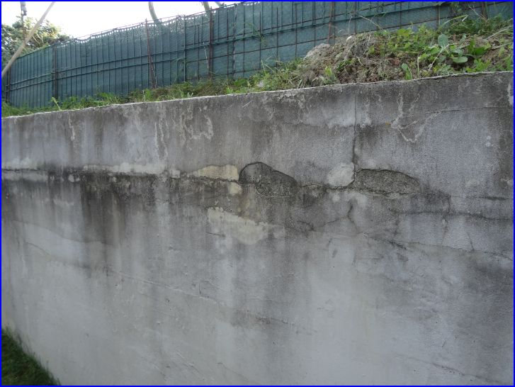 Bild zum BAU-Forumsbeitrag: Stützmauer  -  Ortbeton plus Schalstein  -  undicht im Forum Modernisierung / Sanierung / Bauschäden