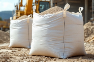 Transportstark und belastbar: Effiziente Schüttgutbehälter in Form von Big Bags für jeden Bedarf - Bild: BauKI / BAU.DE
