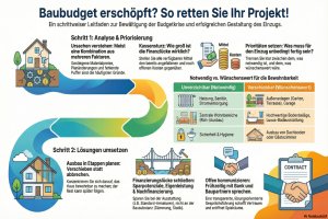 Was tun, wenn das Budget f&uuml;r Baukosten vor dem Einzug ersch&ouml;pft ist? - Bild: BauKI / BAU.DE
